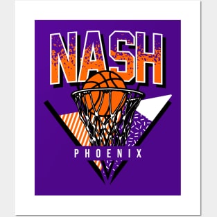 Phoenix Retro Basketball Nash Throwback Posters and Art